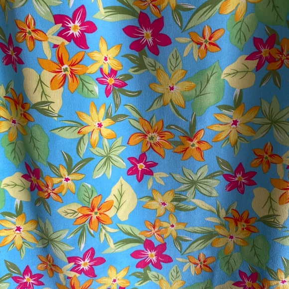 *FINAL SALE MAKE OFFER* 
VINTAGE 100% SILK MAGGY LONDON HAWAIIAN FLORAL DRESS - Picture 6 of 12